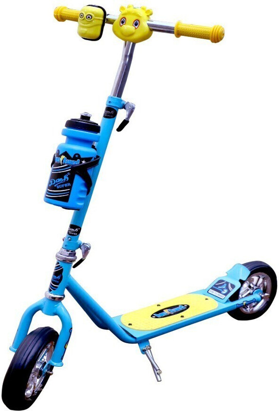 Maanit Power Ranger 2 Wheeler Scooter for Kids with Sipper Stand & Bell (Height Adjustable Scooter Upto 10 Years for Kids)(Black)