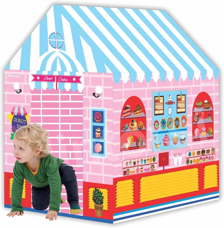 MSM ZONE Kids Play Tent Children Playhouse Light Weight, Water Proof Kids Play Tent house(White)