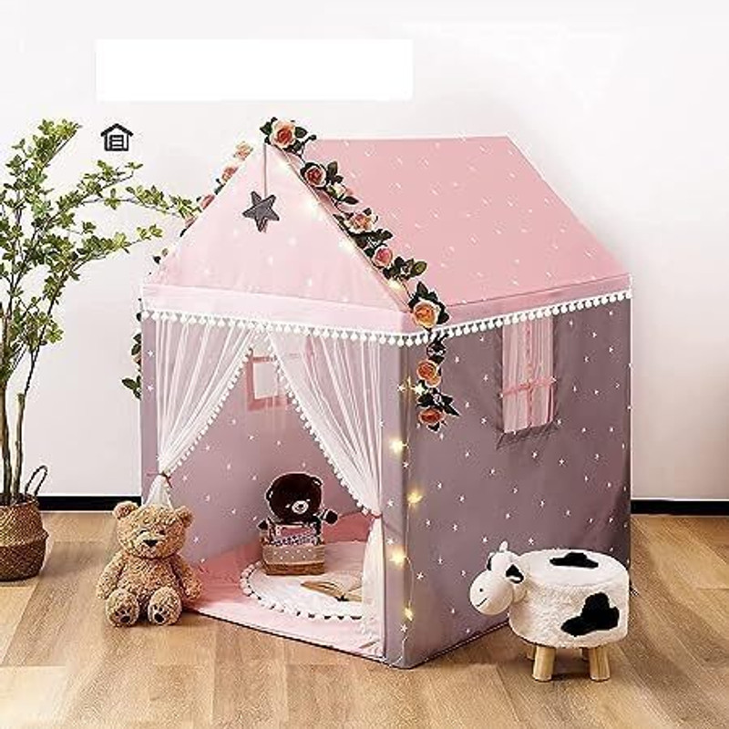 TAJPARASALES Kids Play Tent House for 3-12 Year Old Girls and Boys UNICORN THEME(Pink, Multicolor)