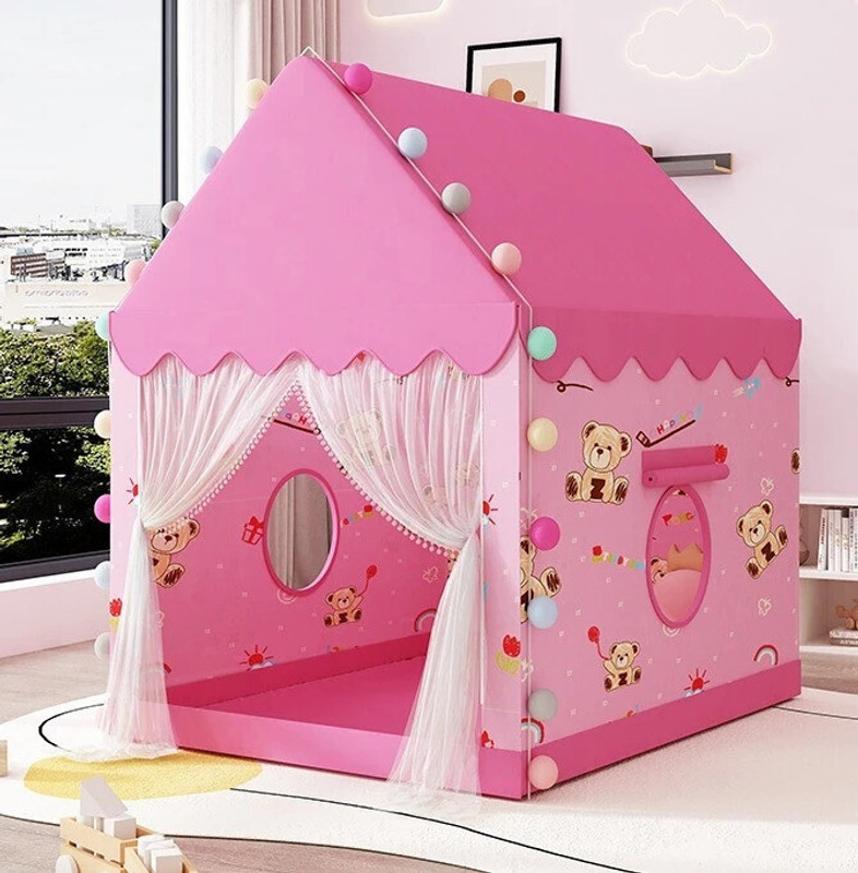 KALPATRU ENTERPRISE Colorfull and Extremely Light Weight Indoor and Outdoor Kids Play Tent DOREMON(Pink, Beige, Multicolor)