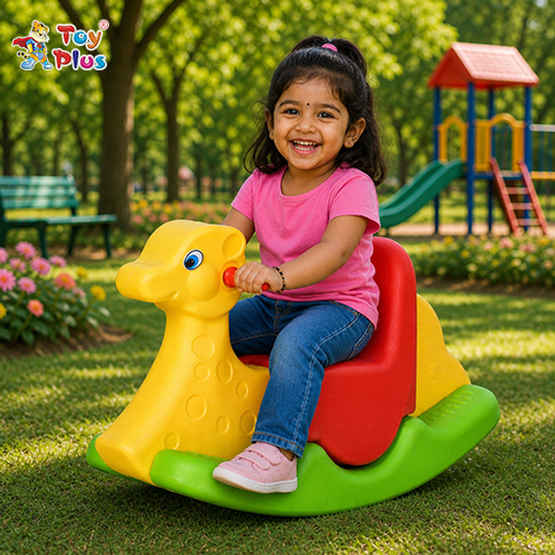 Toy Plus Baby Rocker Toy with Safe Design & Comfortable Seating(Multicolor)