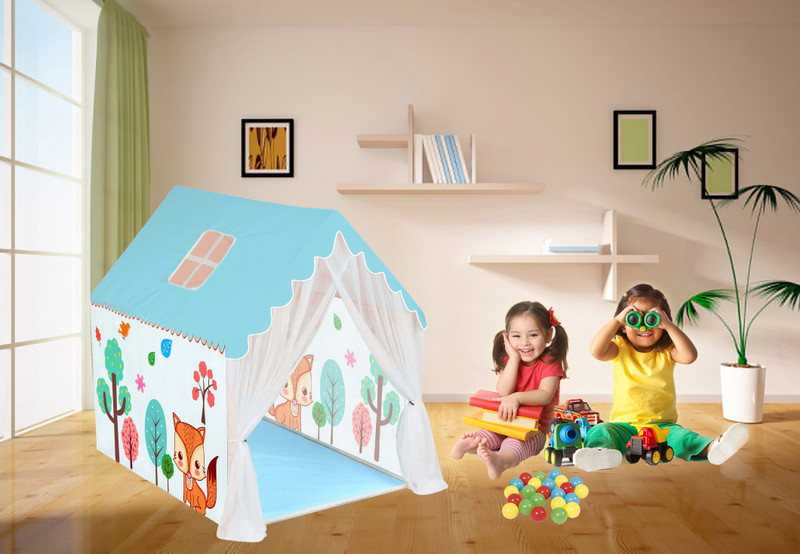 MAYRAENTERPRISE Mini Tree bluely smoothly tent house for kids(Multicolor)