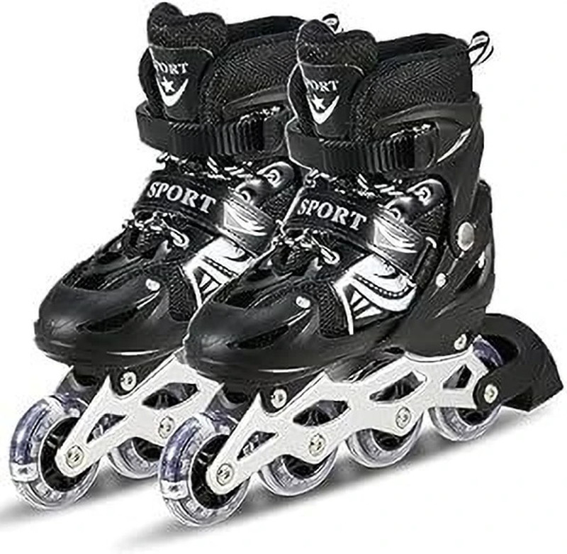 freesket black In-line Kids(Adjustable, Training, Black)