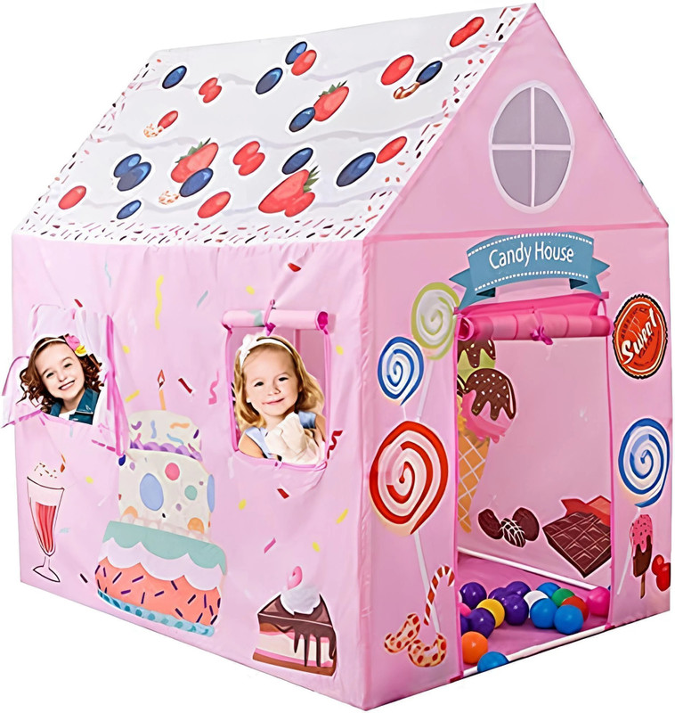 RADHE ENTERPRISE Kids Play House Tent for 10 Year Old Girls and Boys Happy BIRTHEDAY(Multicolor)