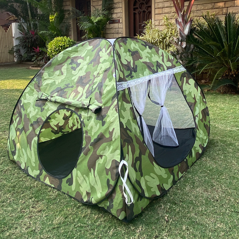 ShreejiHuf Jungle Print foldable kids Play Tent for Boys & Girls(Green)
