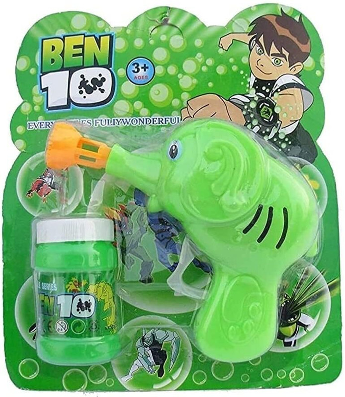PMW Hand Pressing Elephant Bubble Gun Toy for Kids with Free 1 Bubble Liquid Bottle(Multicolor)