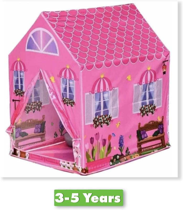 Toyskart Doll House kids play tent house toys for kids(Big Size)(Pink)