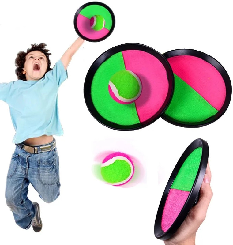 Chocozone Toss & Catch Ball Game Indoor & Outdoor Toys for Kids 4 5 6 7 8 9 Years Old(Black)