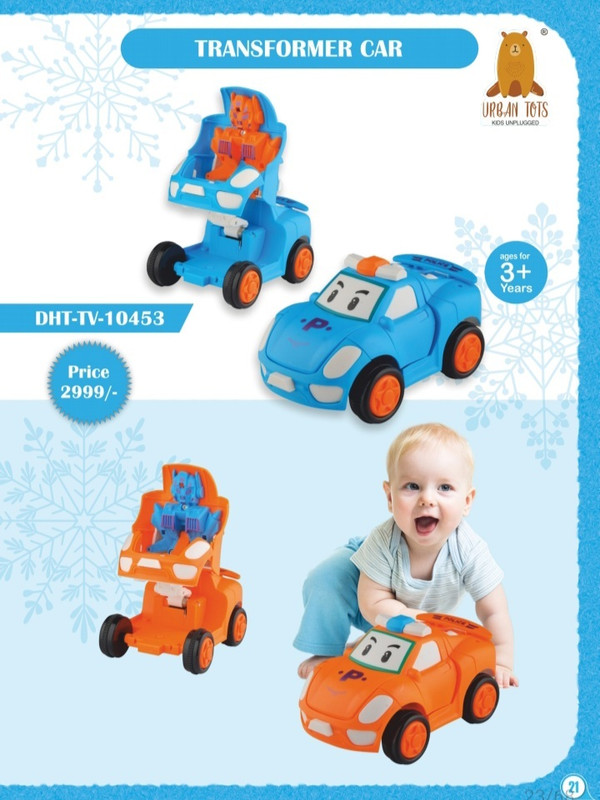 oh baby TRANSFORMER CAR(Multicolor)