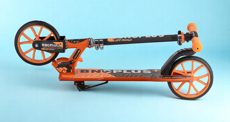 SPEEDFOX Child-Friendly Kick Scooter Easy Ride,RearBrake,Height Adjustable,Stylish Design(Orange, Black)
