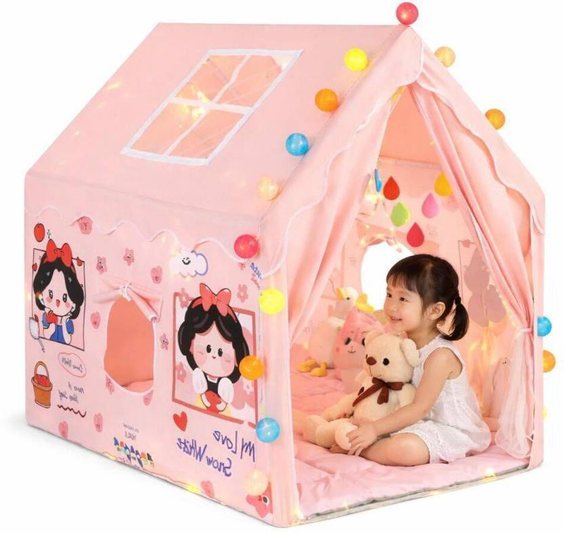 SANTGURU High-Quality Tent For Kids(Pink)