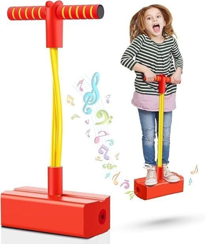 BBBIKINI Jumping Promotes Growing Taller, Pogo Stick Foam Pogo Jumper For Kids Inflatable HitMe Toys(Multicolor)