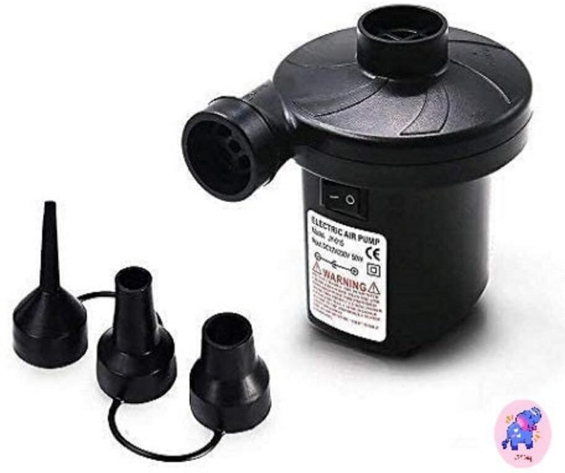 KidsZeeNie HT-196 Electrical Quick Air Fill Pump 220-240 V AC Convertible(Black)