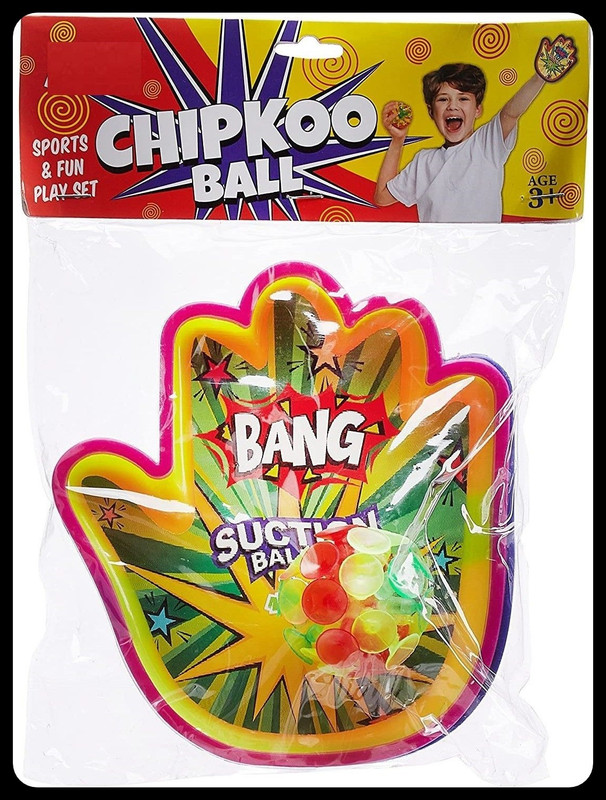 Jayaansh Traders Chipkoo Ball Catch Game, 2 Player Game for children birhday gifts-T(Multicolor)