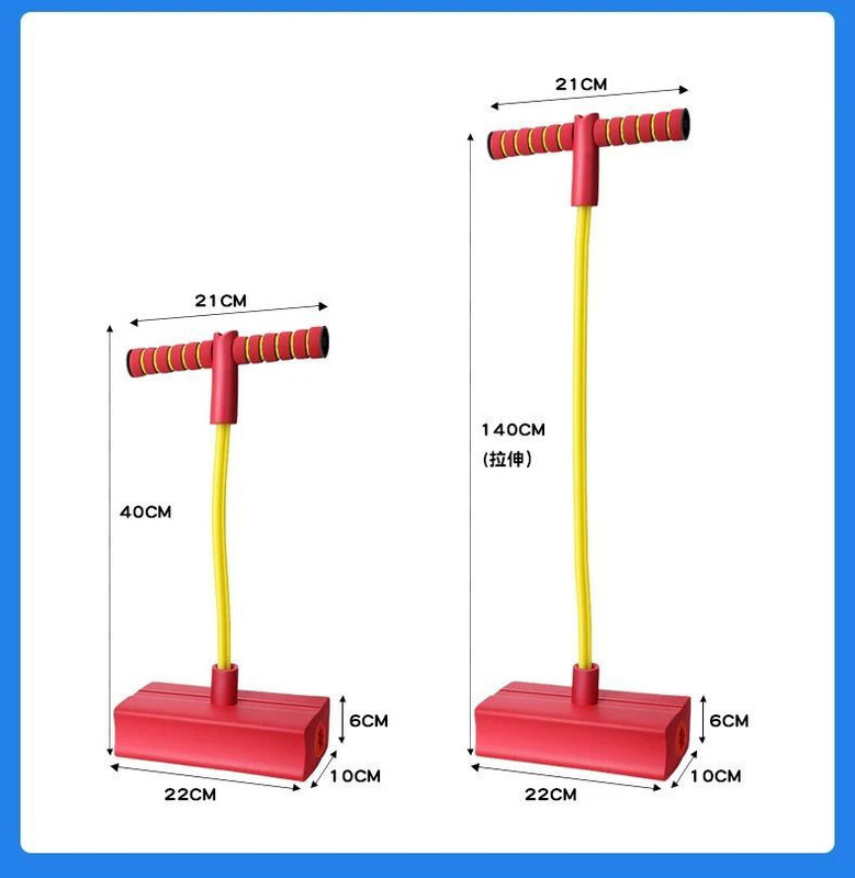 Prifremi Indoor Jump Toy for Toddlers – Foam Pogo Stick(Multicolor)