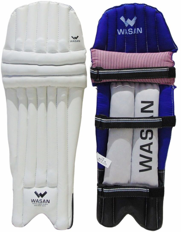 Wasan Cricket Batting Legguard Sz. Boy(RH & LH)(Age 8-12 Years) Boys (32 - 35 cm) Batting Pad(White, Blue, Right, LH)