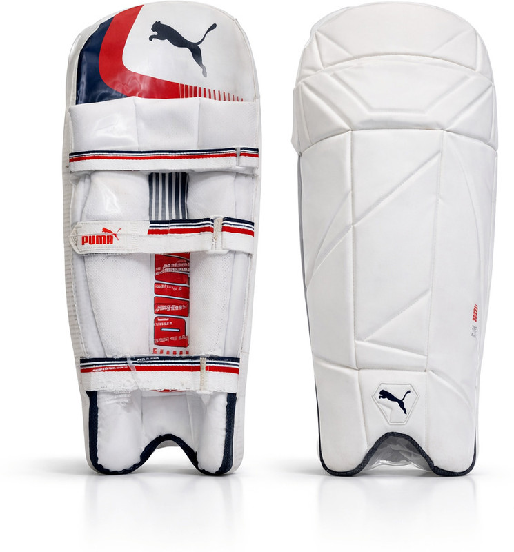 PUMA LIBERATE -LH/RH-Mens(18+) Men's (39 - 43 cm) Batting Pad(White, Ambidextrous)