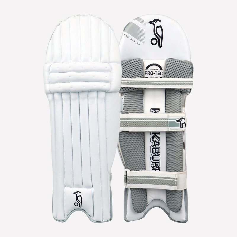 KOOKABURRA PRO 5.0 LIGHTWEIGHT (18+)RH Men's (39 - 43 cm) Batting Pad(White, Men)