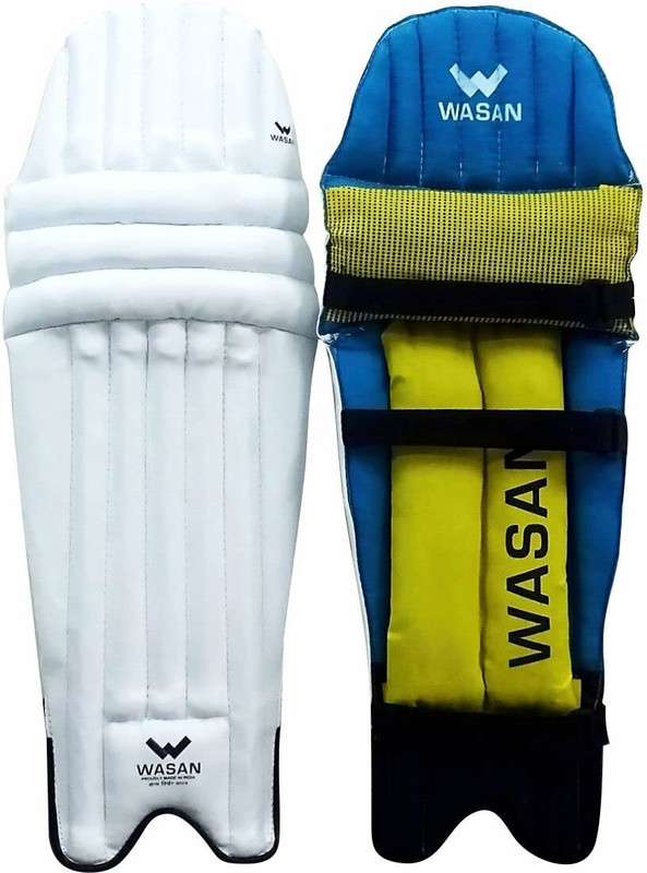 Wasan Extra Small Batting Legguard Pads under 6 Years XS (27 - 29 cm) Batting Pad(White, Right)