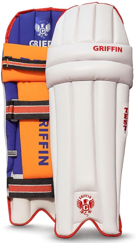 GRIFFIN PRO LEG GUARD Large Men's (44 - 48 cm) Wicket Keeping Pad(White, Above 25 Years)