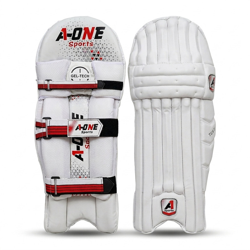 S6 SPORTS Test Cricket Batting Pad Men's (39 - 43 cm) Batting Pad(White, Mens)