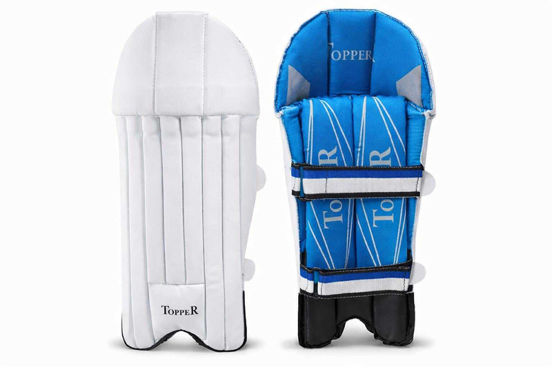 NLW WAKA Batting Pads Youth (36 - 38 cm) Batting Pad(White & Blue, Batting)