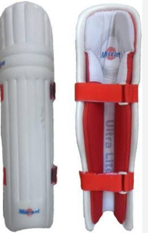 MORRANT Super Ultralite Batting pads -Boys- 10-14yrs Small Boys (30 -32 cm) Batting Pad(White, Ambidextrous)