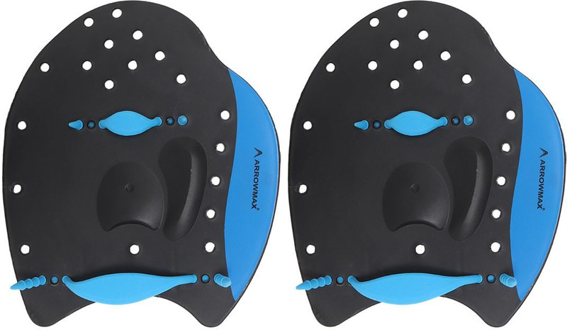 ArrowMax Swimming Hand Paddles Premium Quality Professional Accessories Hand Paddles(Blue)