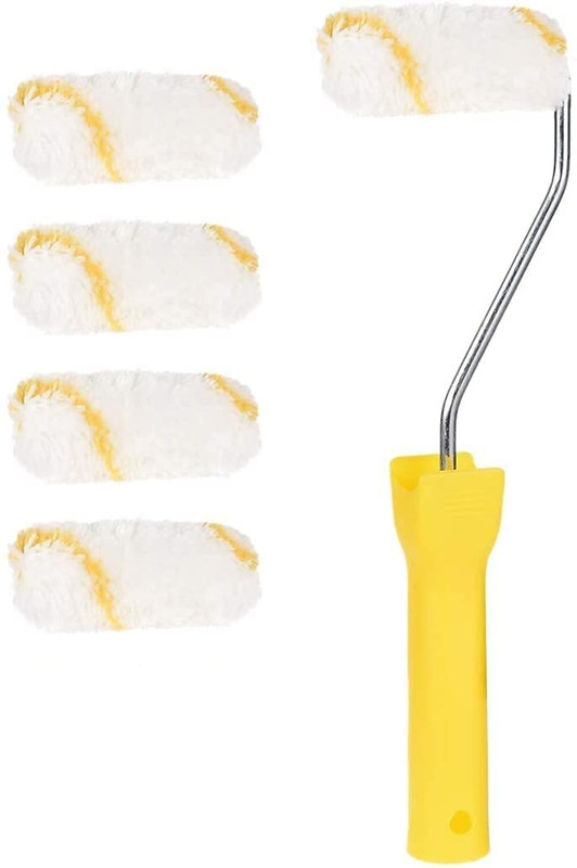 STM 2 Inch Mini Cotton Paint Roller, Paint Roller Set for Interior/Exterior Painting Paint Roller