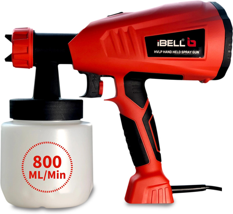 iBELL PAINT SPRAY GUN IBL SG60-26 HVLP Sprayer(Red, Black)
