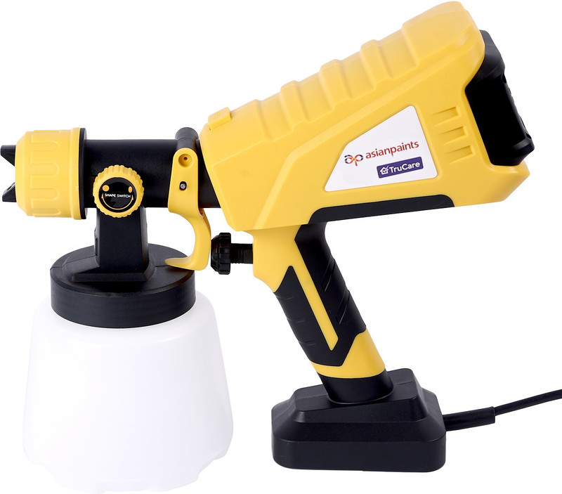 Asian Paints TruCare DIY Paint 750W 9822ZV43122 HVLP Sprayer(Yellow)