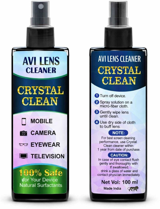 kridhrish CRYSTEL-CLAEN-SQR-100ML Lens Cleaner(100 ml, NA inch, Pack of 1)