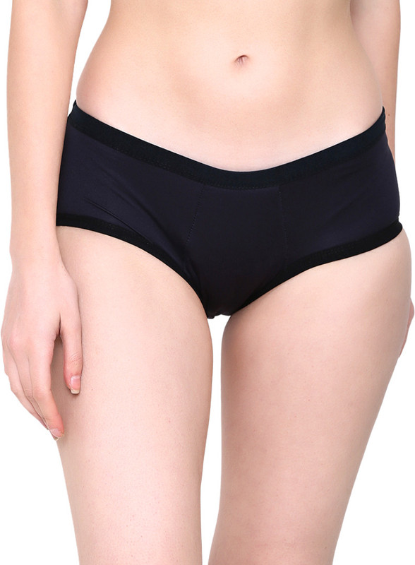 CareDone Women's Comfort black Reusable,Absorbent, Leak Protection Period Bikini Panties. Pantyliner
