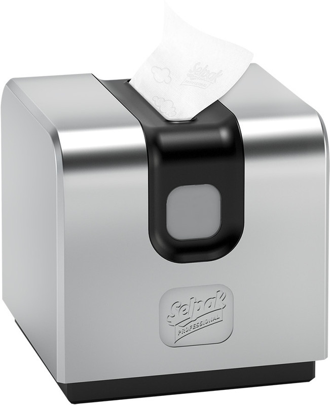 Selpak SELPAK Professional V-Fold Napkin Dispenser, Countertop Design (Grey) VFD0040 Paper Dispenser