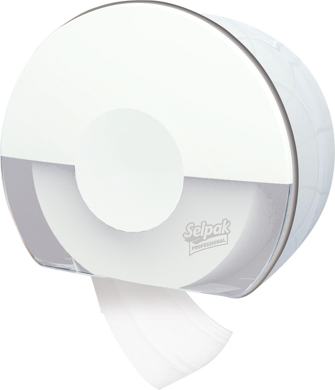 Selpak White JRT Toilet Paper Dispenser