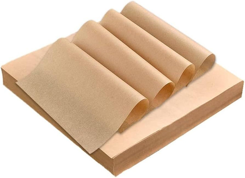 REENTA Brown Butter Paper Sheets – 10×10 Inch, Pack of 100 food wraping butter paper sheet (Plain Brown) Parchment Paper Paper Dispenser