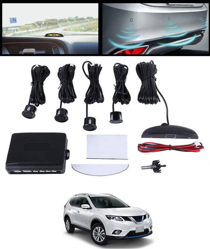 CCMM Black 4pcs Compact Design Reverse Parking Sensor For Vehicle-318 Universal Black Car Safety Parking Camera 4 Pcs-318 Parking Sensor(Ultrasonic Systems)