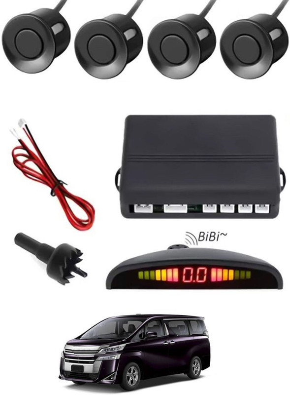 Carbazzar NEW Universal 4 Black Reverse Parking Sensor-AF25N196 NEW Universal 4 Black Reverse Parking Sensor-AF25N196 Parking Sensor(Ultrasonic Systems)