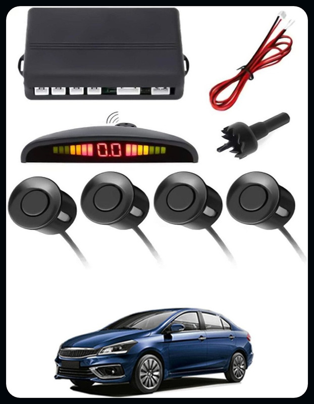 sb global Universal 4 Black Reverse Parking Sensor-AP25A363 Universal 4 Black Reverse Parking Sensor-AP25A363 Parking Sensor(Ultrasonic Systems)