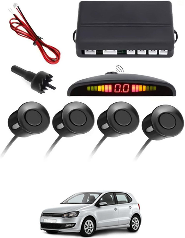 AARSH CREATIONS NW_Universal 4 Black Reverse Parking Sensor-AF25N196 NP_Universal 4 Black Reverse Parking Sensor-AF25N196 Parking Sensor(Ultrasonic Systems)
