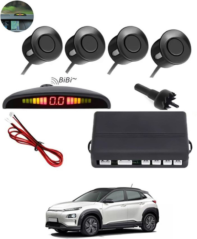 AARSH CREATION Universal 4 Black Reverse Parking Sensor-AF25N416 P_Universal 4 Black Reverse Parking Sensor-AF25N416 Parking Sensor(Ultrasonic Systems)