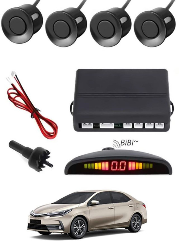 Aarsh STORE Universal 4 Black Reverse Parking Sensor-AF25B107 Universal 4 Black Reverse Parking Sensor-AF25B107 Parking Sensor(Ultrasonic Systems)