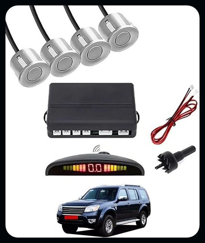 AARSH TRADING AK- 4 Silver Reverse Parking SeAPor-AP25A512 S- 4 Silver Reverse Parking Sensor-AP25A512 Parking Sensor(Ultrasonic Systems)