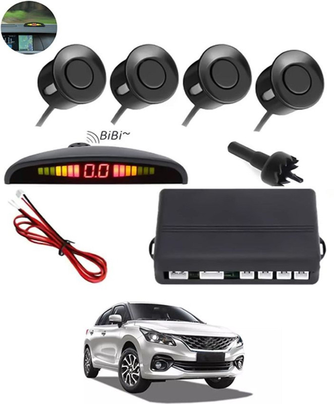 AARSH CREATION Universal 4 Black Reverse Parking Sensor-AF25N45 P_Universal 4 Black Reverse Parking Sensor-AF25N45 Parking Sensor(Ultrasonic Systems)