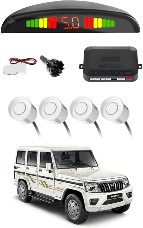 DriveXpert Parking Sensor Car White G57 Car Safety System White Color Parking Sensor Parking Sensor(Ultrasonic Systems)