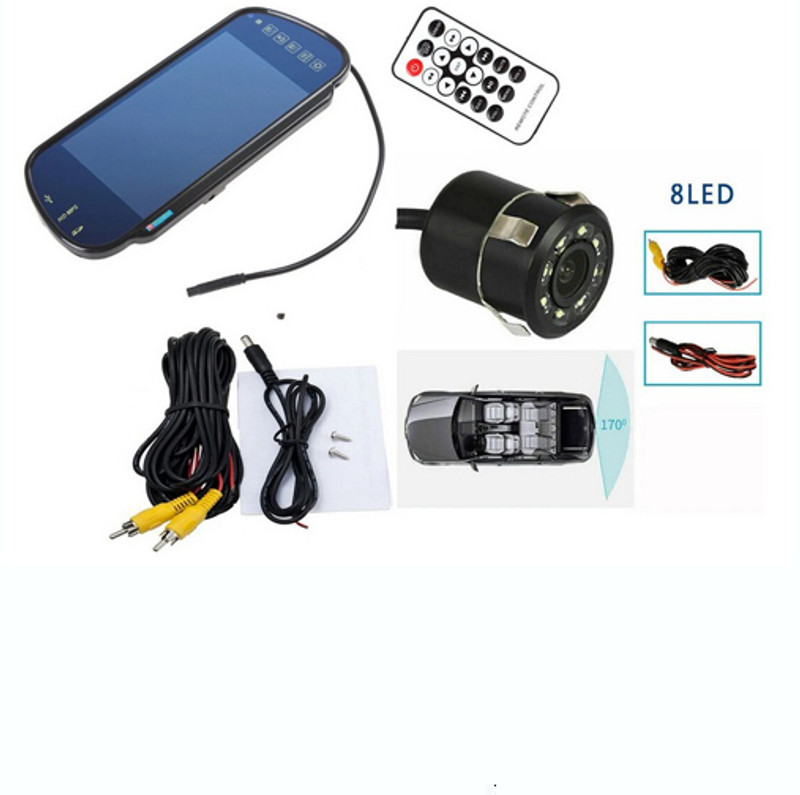 XZRTZ 7 Inch TFT LCD Car with Reverse Camera & Ultrasonic Parking Sensor System X28 7 Inch Car MP5 Player with Rear Camera Bluetooth FM USB Parking Sensor X121 Parking Sensor(Ultrasonic Systems)