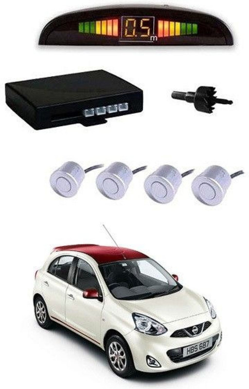sb global NEW Universal 4 White Reverse Parking Sensor-AF25A408 NEW Universal 4 White Reverse Parking Sensor-AF25A408 Parking Sensor(Ultrasonic Systems)
