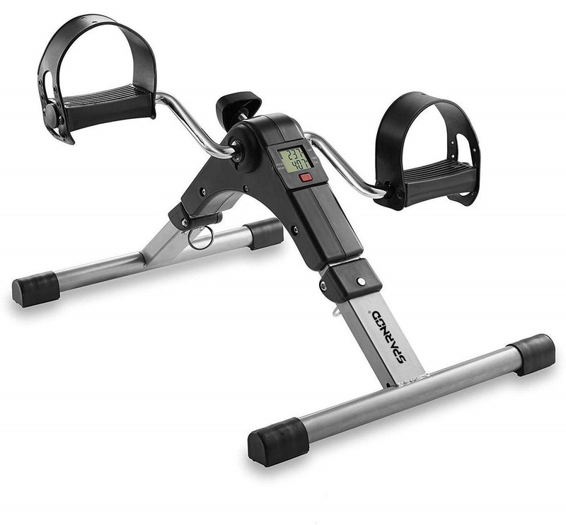 Sparnod Fitness SMB-100 Pedal Suitable for Light Exercise of Legs, Arms & Physiotherapy at Home Mini Pedal Exerciser Cycle