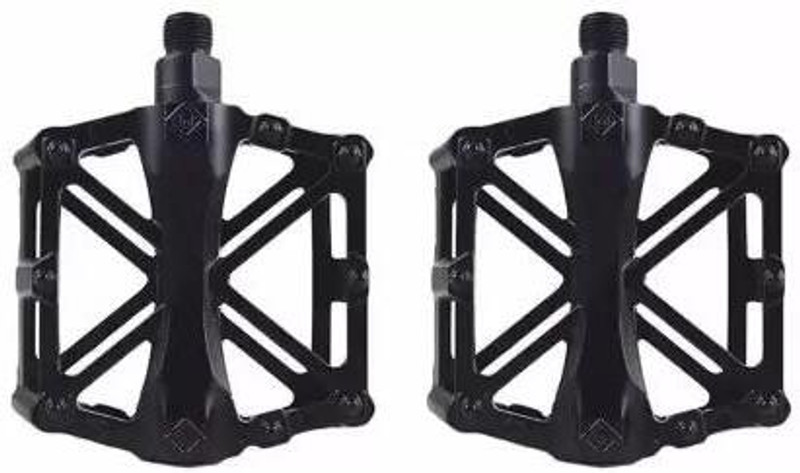 Hitman Bicycle Aluminum Alloy MTB Cycle Road Bicycle Flat Pedal Pedal(Black)