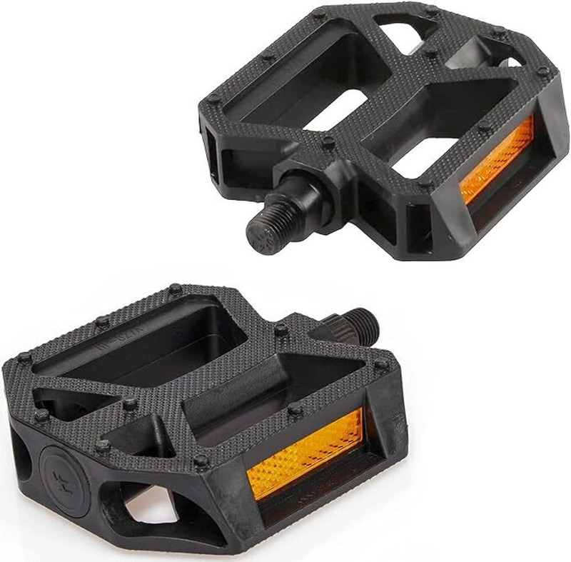Elston Cycle Pedal Set MTB Mountain Bikes Free Size Ex. Heavy Duty (Black) Pedal Pedal(Black)